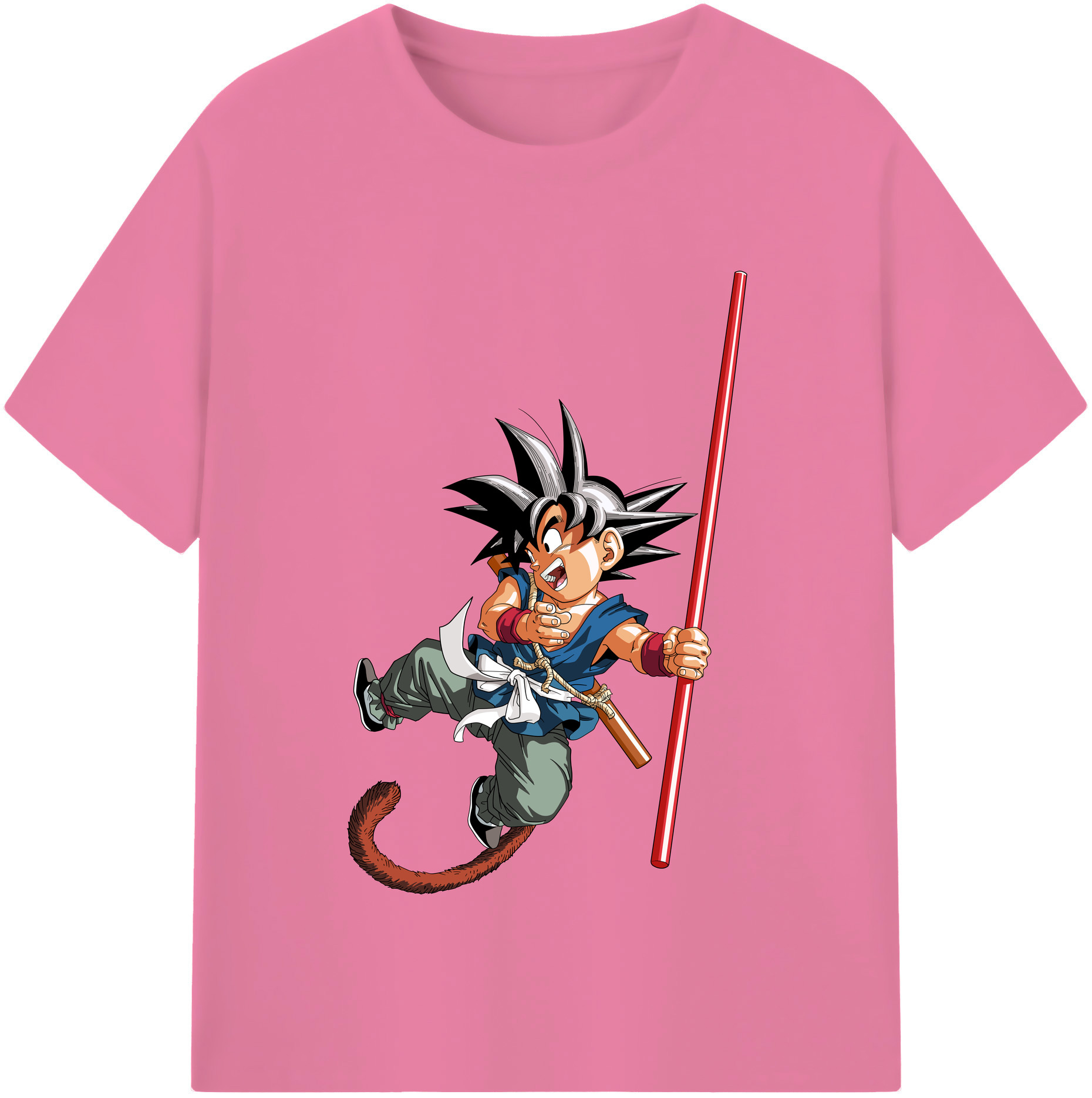 （画像用） ドラゴンボール 孫悟空（そん ごくう）Son Goku カカロット DRAGON BALL Kakarotto 綿100％半袖Tシャツ（フロントプリント）